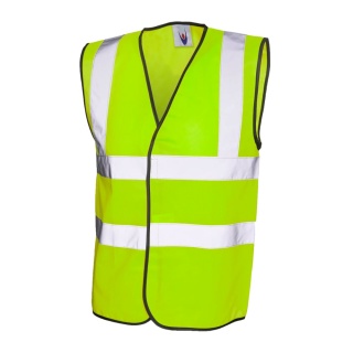 Uneek UC801 Sleeveless Safety Waist Coat Vest
